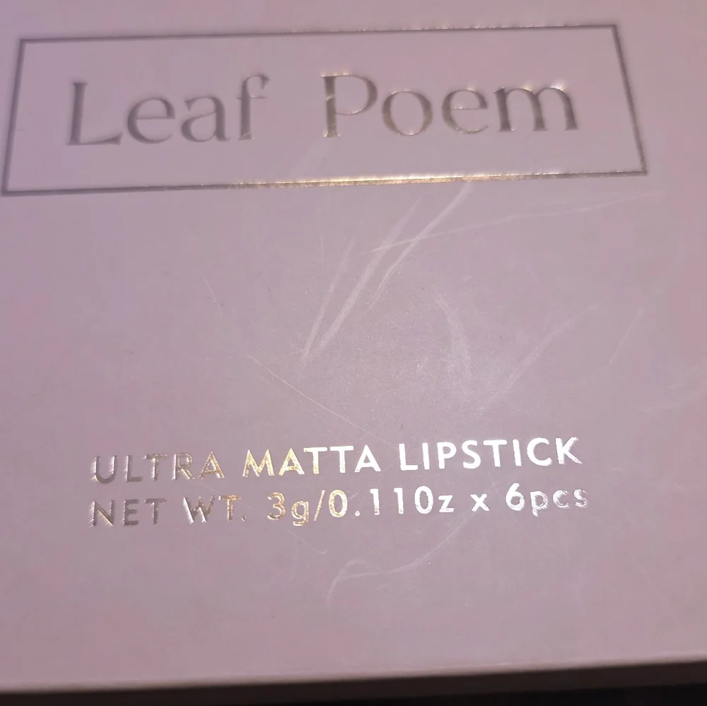 Leaf Poem Ultra Matte Lipstick Set